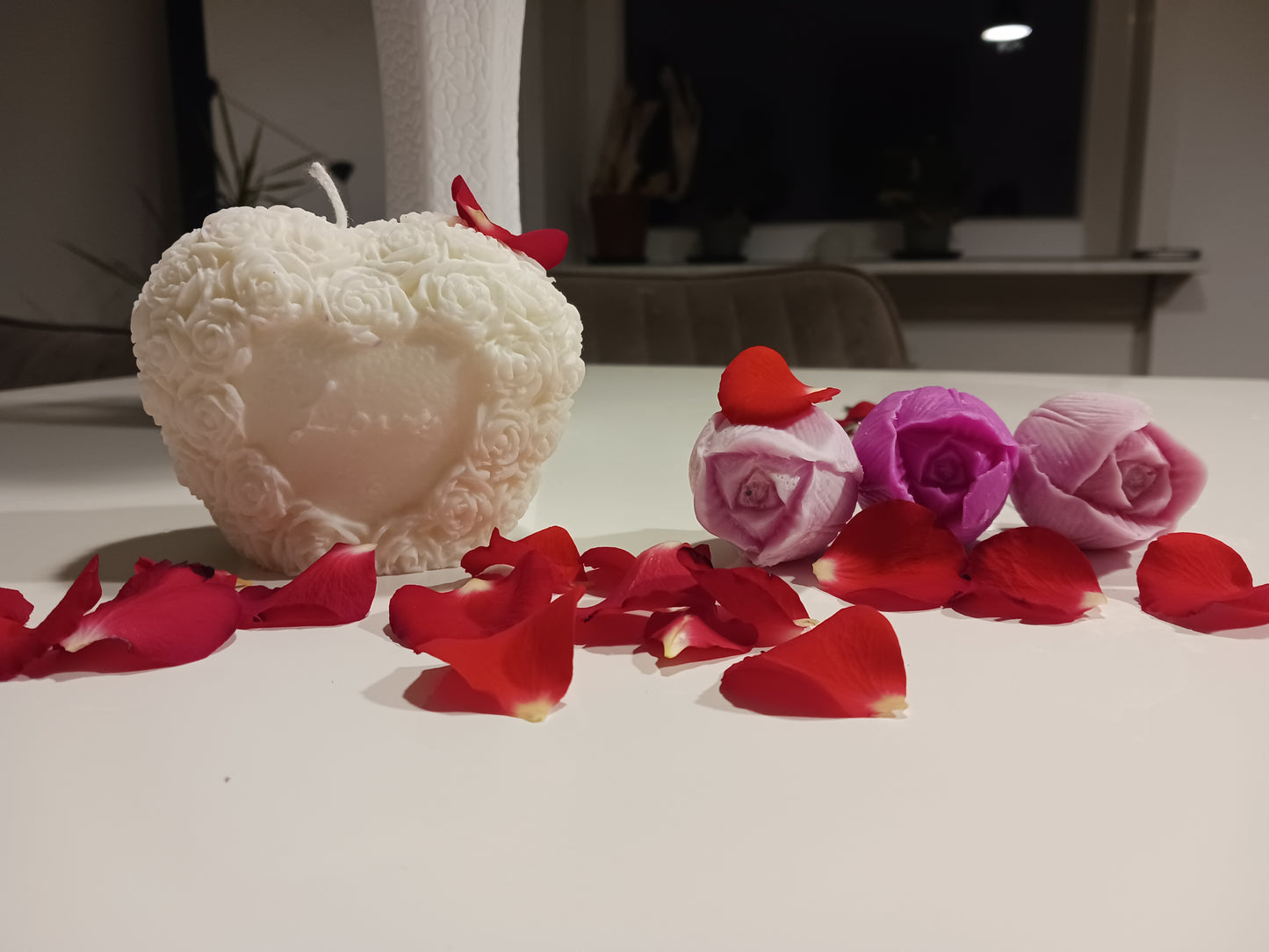 Stearinlys "Love"
