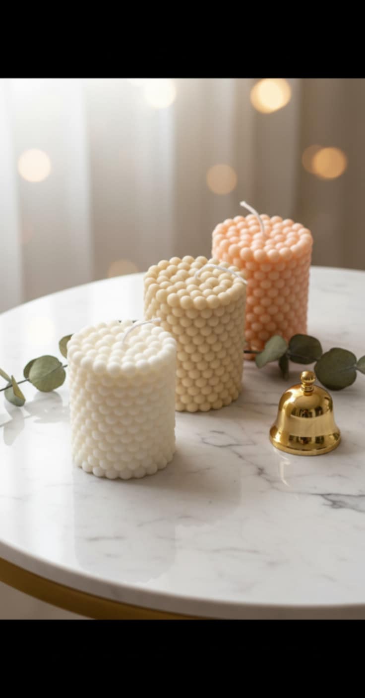 Nordisk Pearl Stearinlys